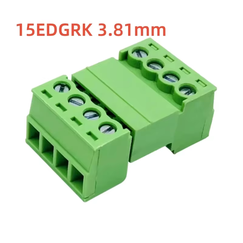 Screw Terminal Block - 5Sets 15EDGRK 3.81mm 2/3/4/5/6-12 pin right
