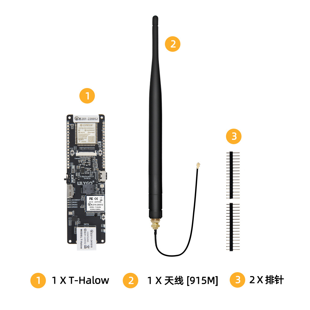 Esp32 Battery Holder Lipo - LILYGO® T-Halow ESP32-S3 Development Board RJ45