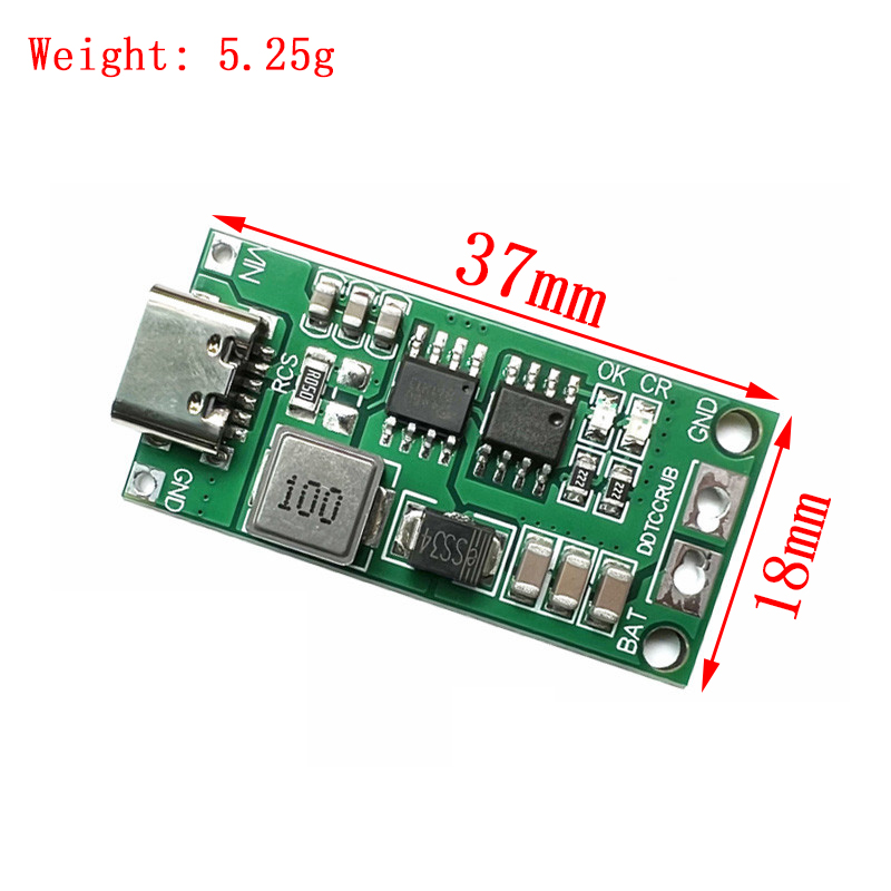 Multi-Cell 2S 3S 4S Type-C To  - Li Ion Charger Module recension och pris