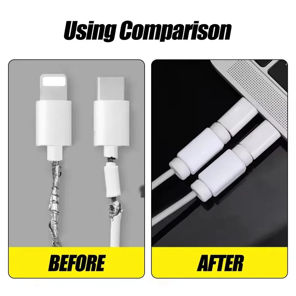Anti Break Cable Protector Sof - Micro Usb Cable recension och pris