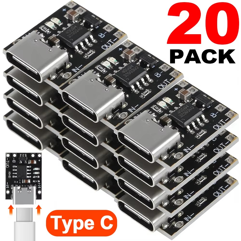 1-20Pcs TP4056 3.7V Lithium Ba - Tp4056 Module recension och pris