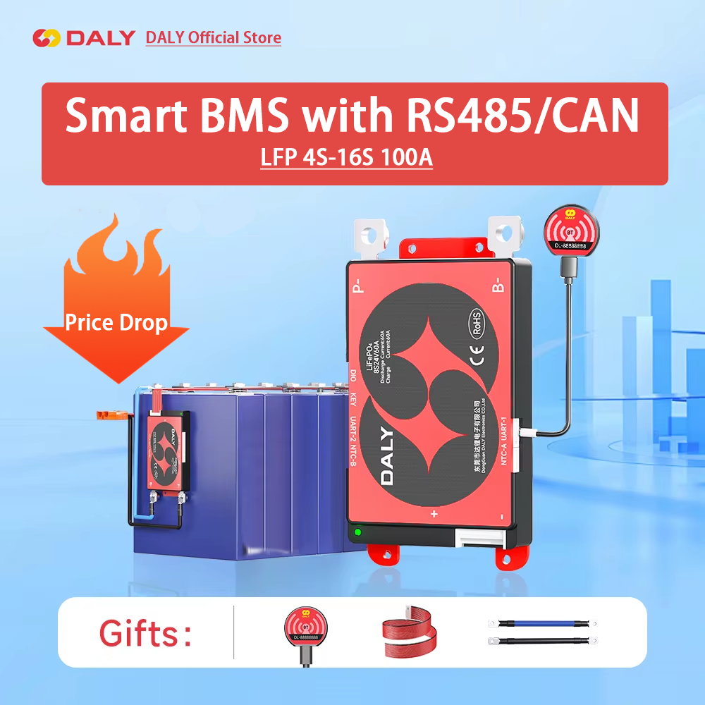 Daly Smart BMS 4S Lifepo4 12V  - Proto Board recension och pris