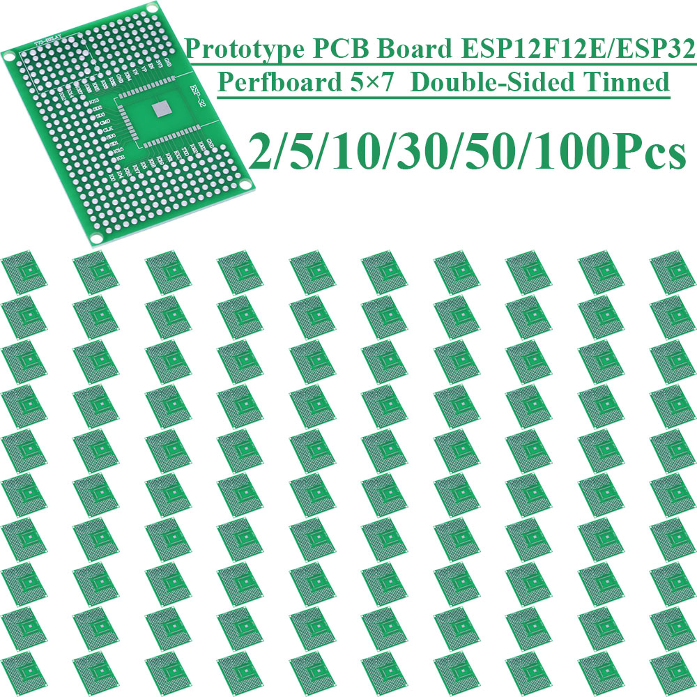 2~100Pcs 5X7 Double Sided Tin  - Pcb Prototyping Board recension och pris