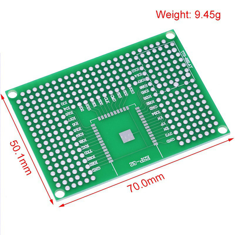 2~100Pcs 5X7 Double Sided Tin  - Pcb Prototyping Board recension och pris