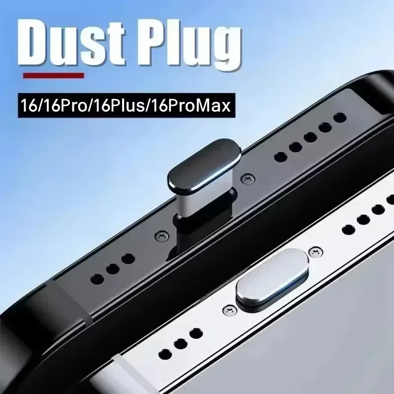 Metal Dust Plug For iPhone 17  - Usb C Cable recension och pris