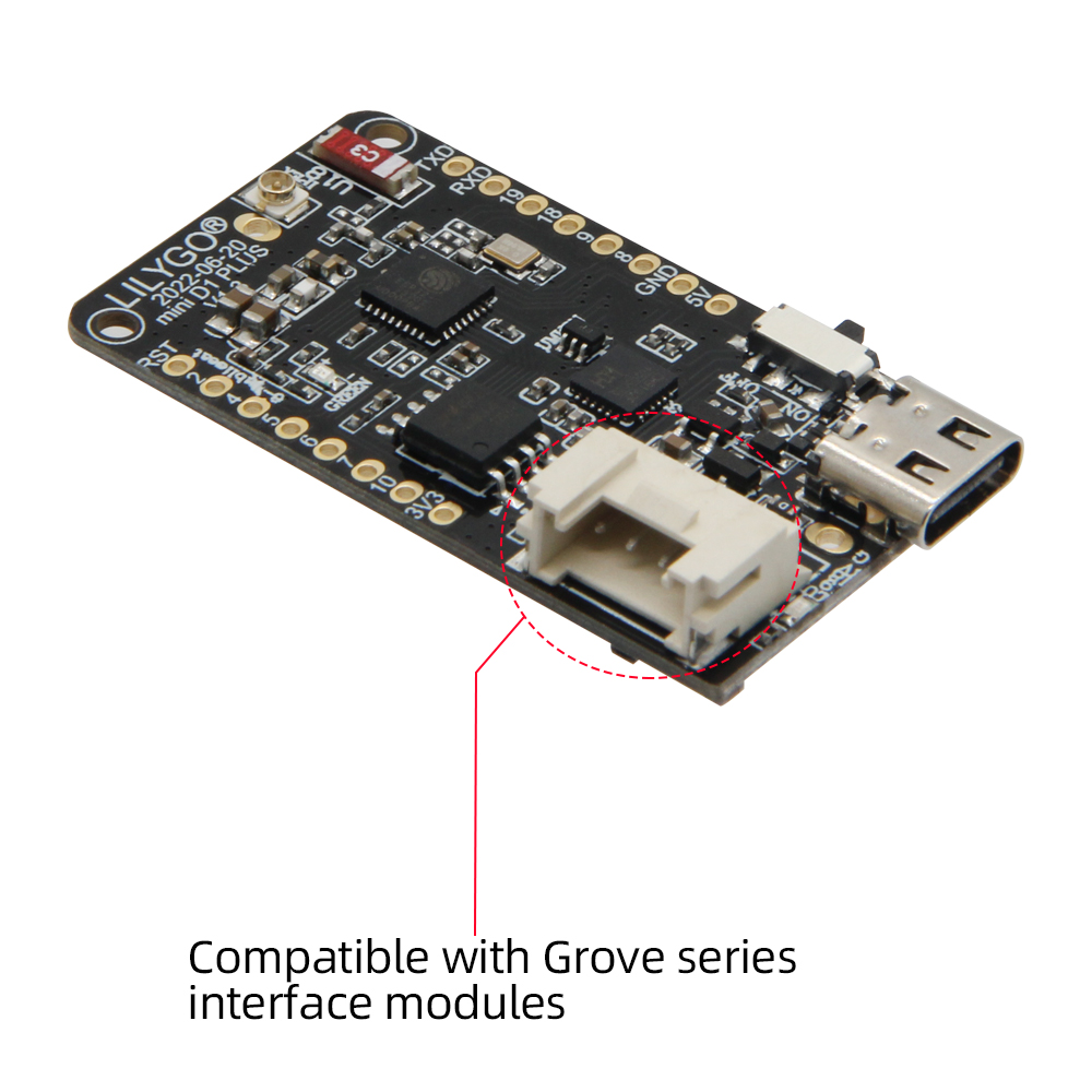 LILYGO® TTGO T-OI Plus ESP32-C - Esp32 Battery Holder Lipo recension och pris
