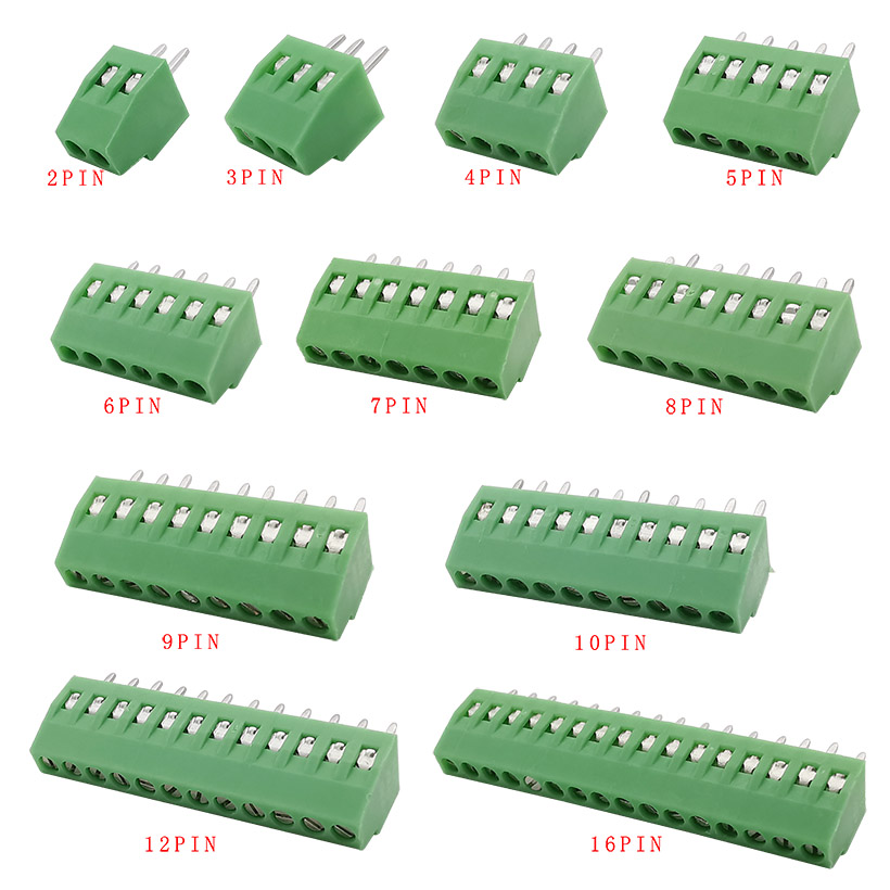 10Pcs Pitch 2.54mm PCB Screw T - Screw Terminal Block recension och pris