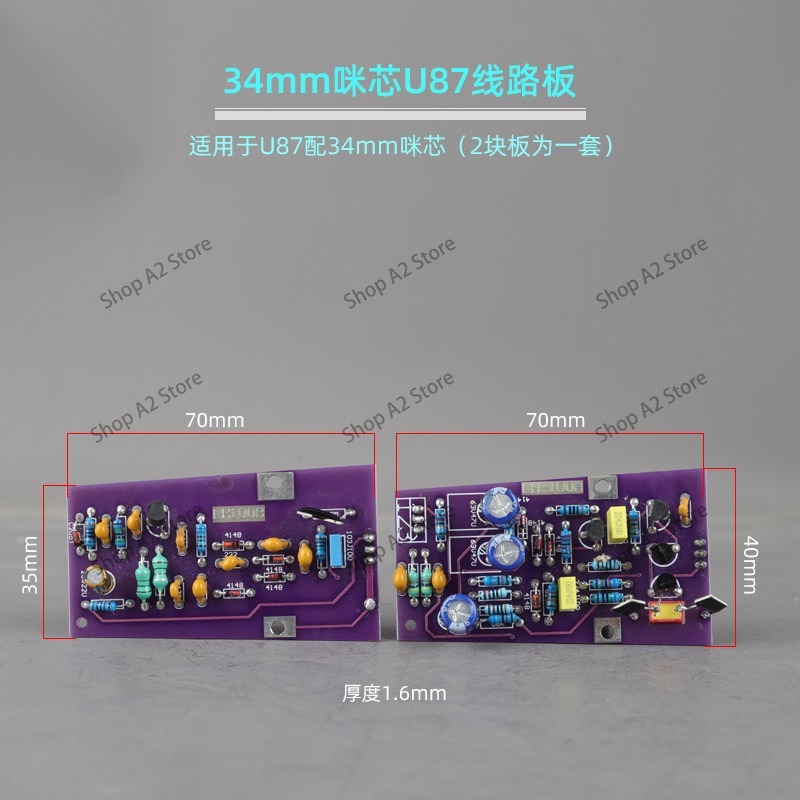 Microphone circuit board U87 1 - Proto Board recension och pris