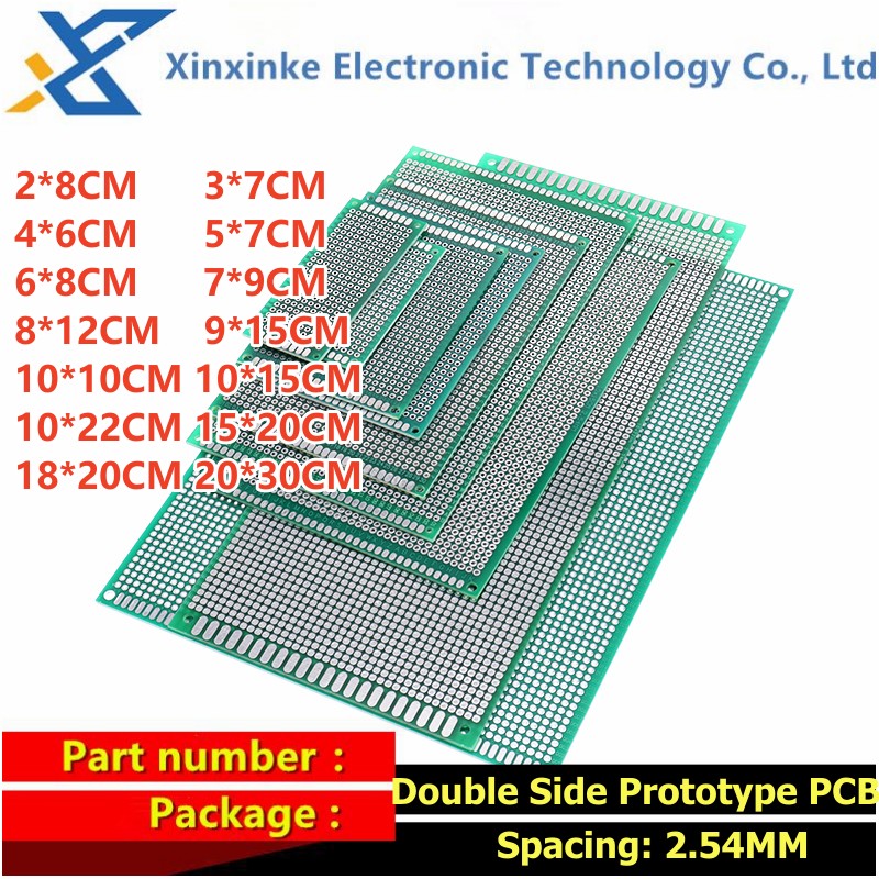 5PCS 2.54MM 7*9CM 3cm*7cm 5x7  - Pcb Prototyping Board recension och pris