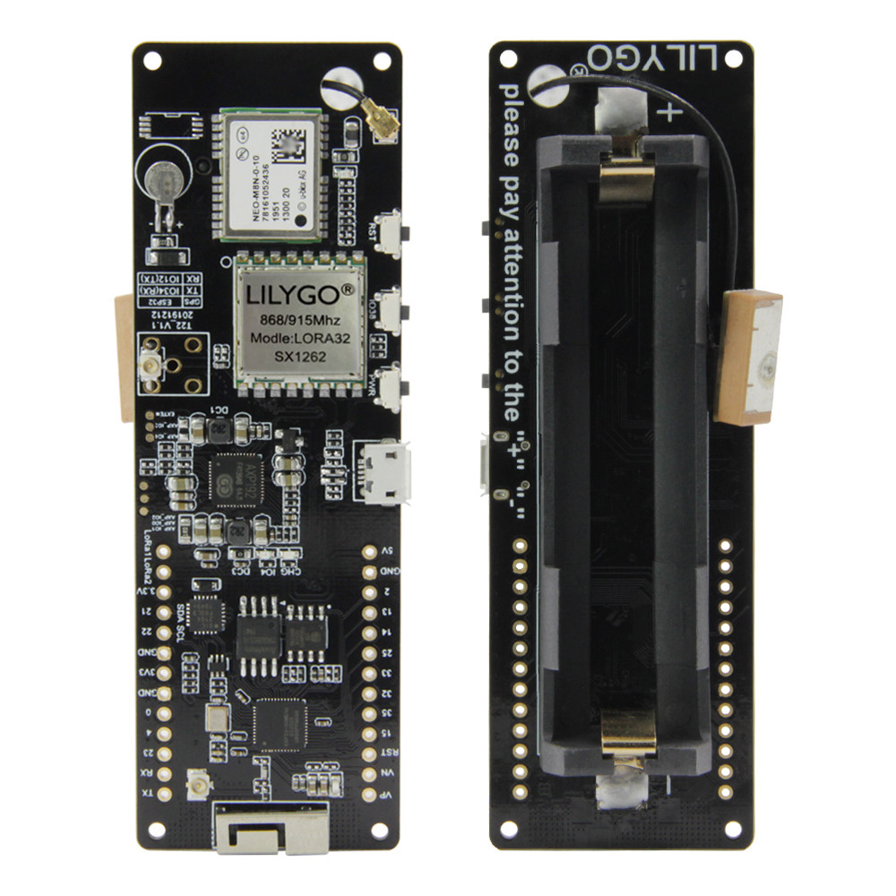 LILYGO T-BEAM V1.2 ESP32 LoRa  - Esp32 Battery Holder Lipo recension och pris