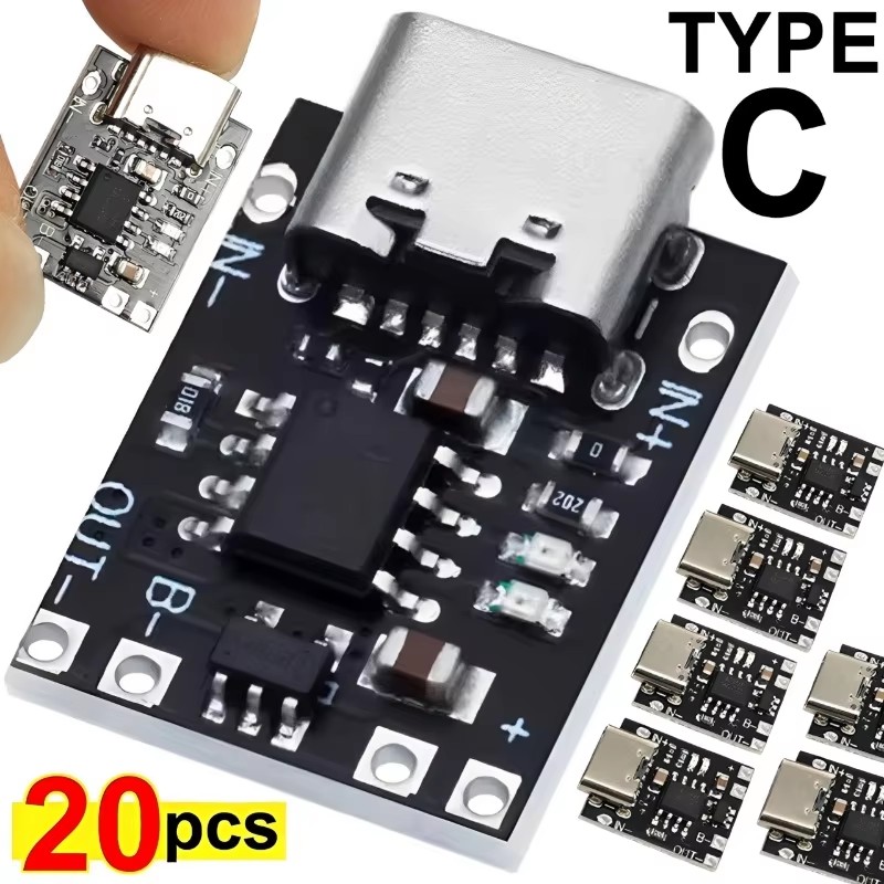 1/10/20PCS 3.7V Lithium Batter - Usb C Cable recension och pris