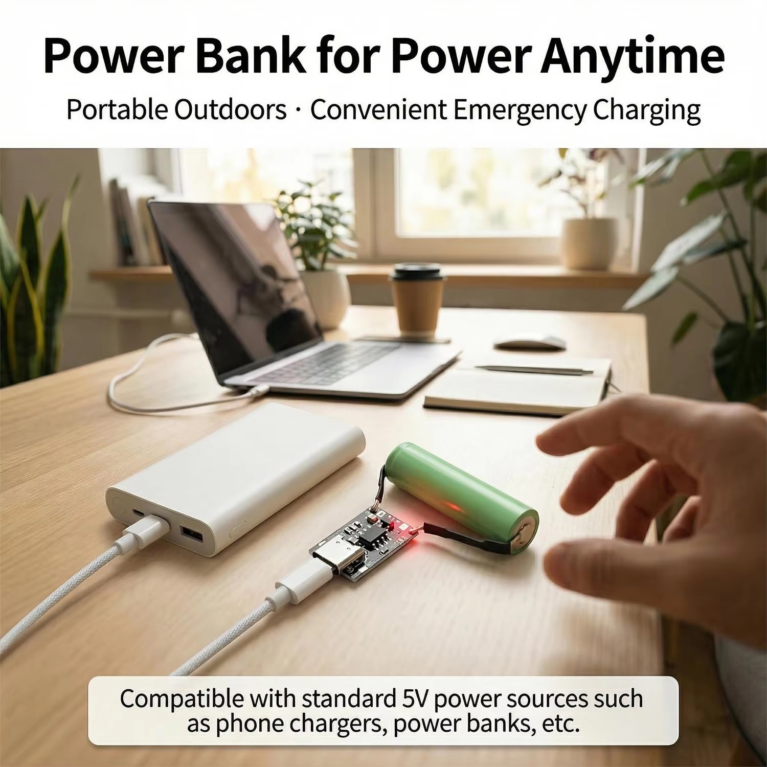 1/10/20PCS 3.7V Lithium Batter - Usb C Cable recension och pris