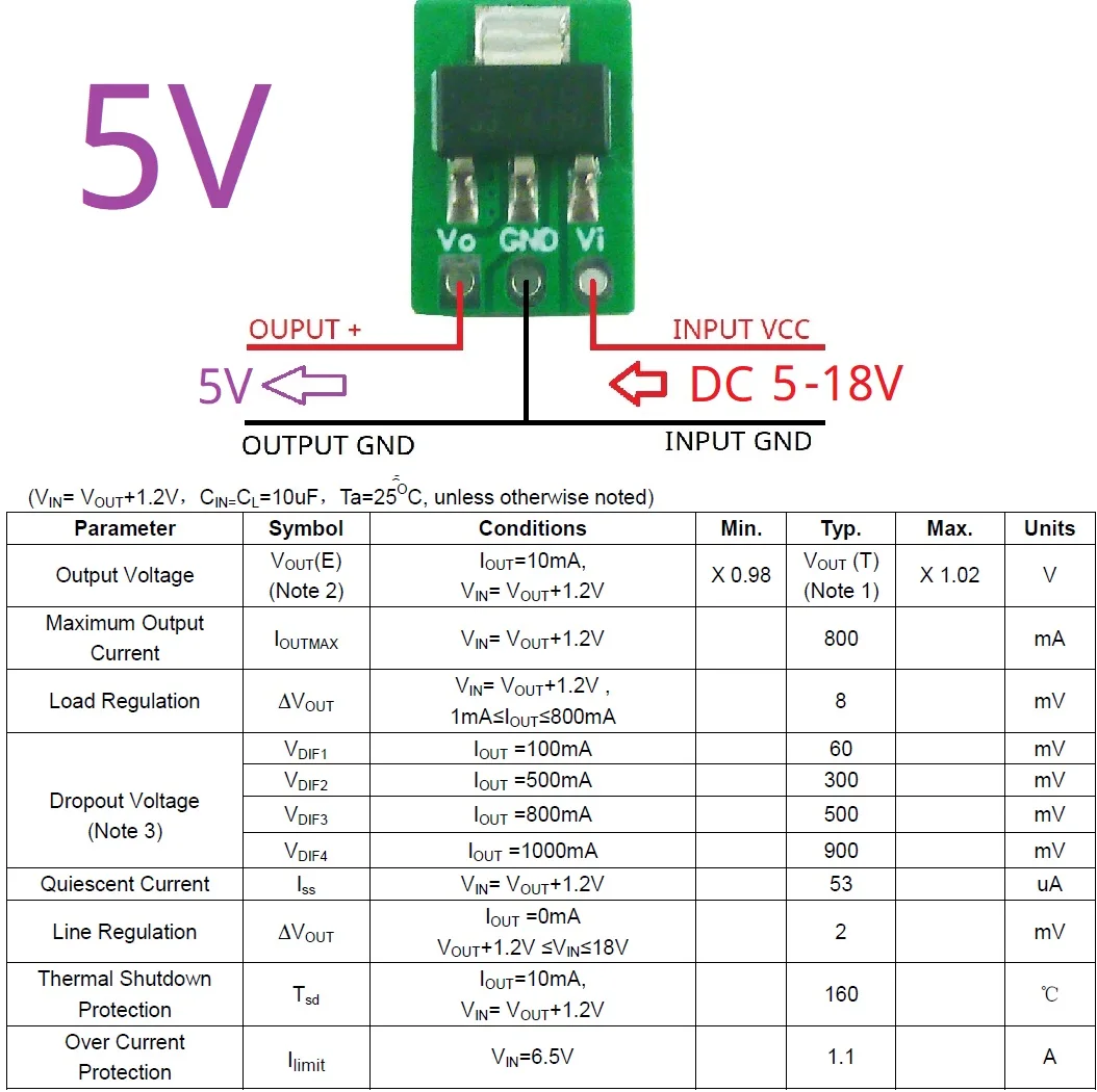 10PCS 2.5-18V to 1.2V 1.8V 2.5 - Esp32 Step Down Buck recension och pris