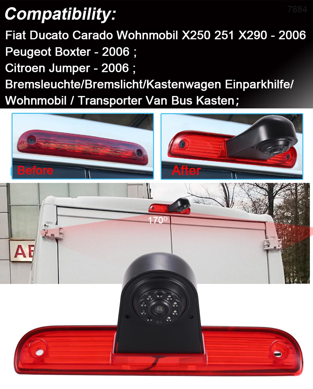 HD Car rear view camera and Sc - Jumper Wire Kit recension och pris