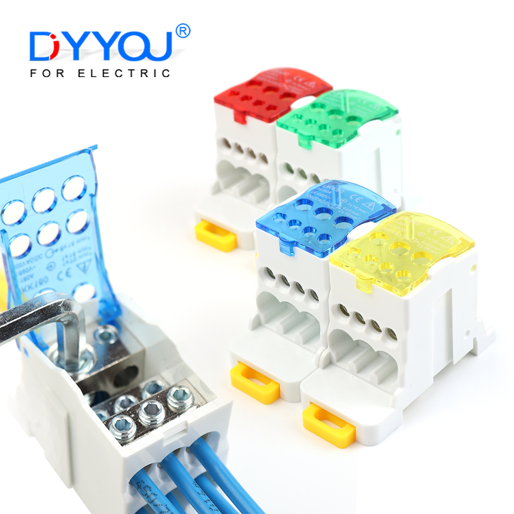 1 in 6 out Rail Type Quick Wir - Screw Terminal Block recension och pris