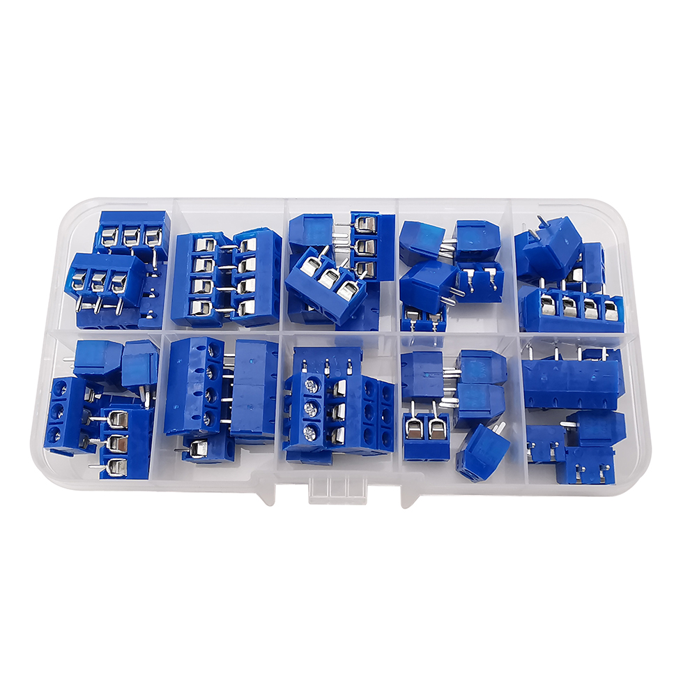 50Pcs/Box KF301 5mm Pitch  2P  - Screw Terminal Block recension och pris