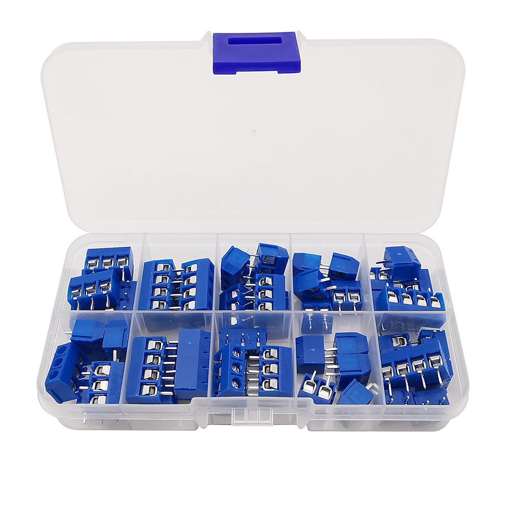 50Pcs/Box KF301 5mm Pitch  2P  - Screw Terminal Block recension och pris